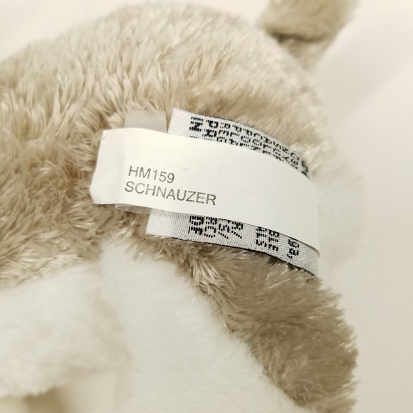 Ganz Webkinz Schnauzer Dog 9" Plush HM159 Stuffed Animal Toy Only NO CODE - Picture 12 of 13